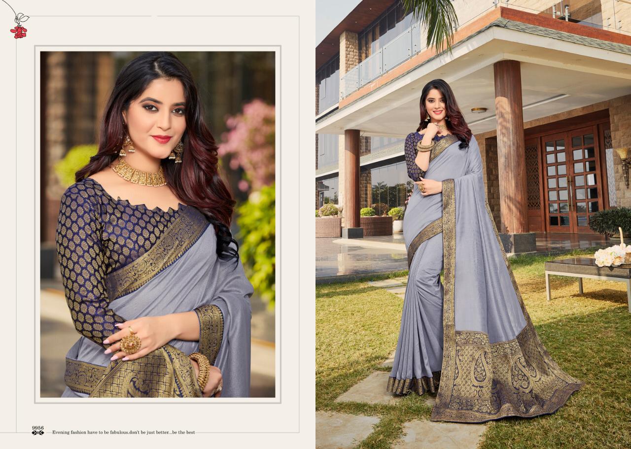 Starwalk vol 6 Designer Printed Vichitra Silk Party wear Saree Collectins